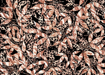 abstract leopard print texture design	
