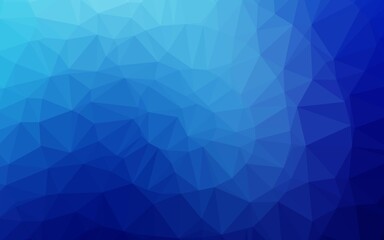 Obraz premium Light BLUE vector low poly cover.