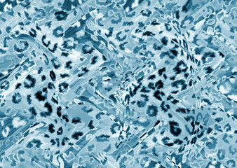 abstract leopard print texture design	
