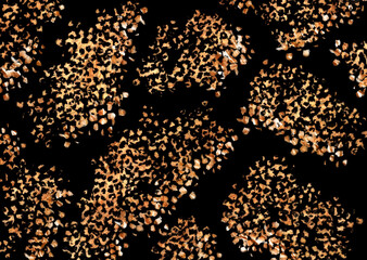 abstract leopard print texture design	
