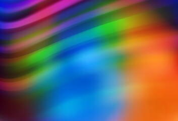 Dark Multicolor vector abstract bright texture.