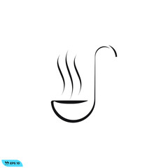 Icon vector graphic of ladle