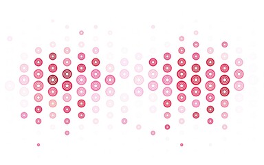 Light Purple vector pattern with spheres.