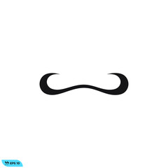 Icon vector graphic of mustache