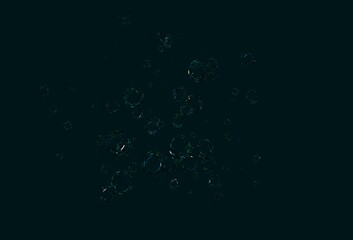 Light Blue, Green vector backdrop with dots.