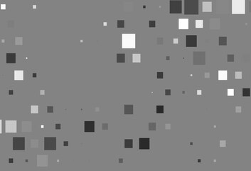 Light Silver, Gray vector pattern in square style.