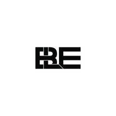 ble letter original monogram logo design