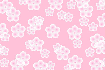 梅　春　年賀状　背景