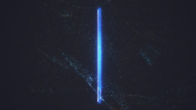 Retro Floppy Disk Hologram 4k