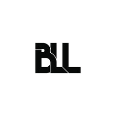 bll letter original monogram logo design