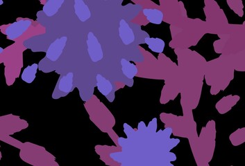 Light Purple, Pink vector texture with abstract forms.