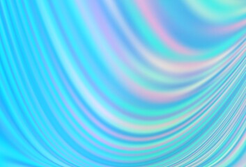 Light BLUE vector template with bubble shapes.