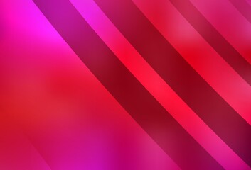 Light Red vector blurred bright pattern.