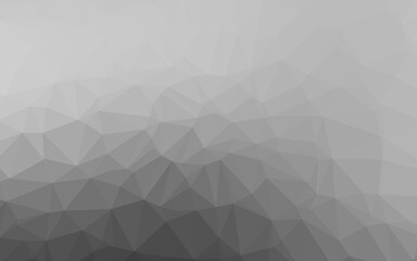 Light Silver, Gray vector low poly texture.