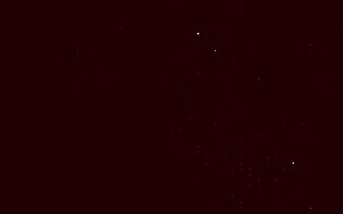 Light Red vector cover with spots.