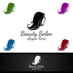 Salon Fashion Logo for Beauty Hairstylist, Cosmetics, or Boutique