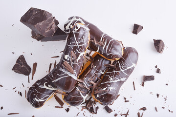 chocolate eclairs dessert