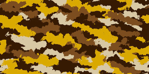 Camouflage background. Seamless pattern.Vector. 迷彩パターン © tabosan