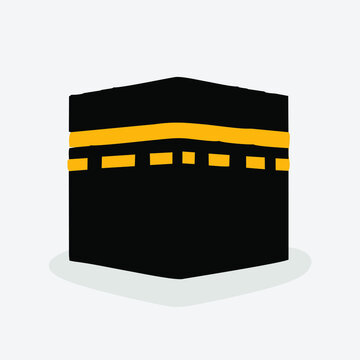 The Kaaba is the direction of worship of Muslims around the world