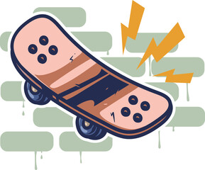 skateboard illustration