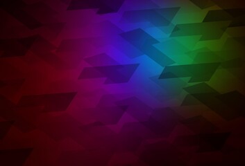 Dark Multicolor vector texture in rectangular style.