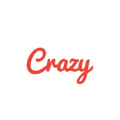 Naklejka na ściany i meble ''Crazy'' Lettering