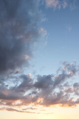 vanilla sky background and cloud