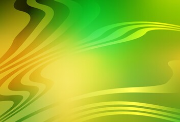 Light Green, Yellow vector colorful abstract texture.
