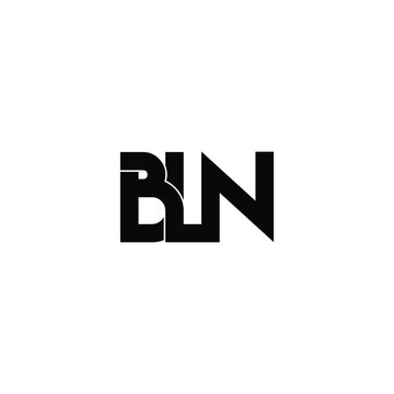 bln letter original monogram logo design