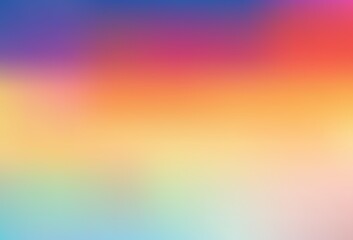 Light Multicolor vector blurred background.