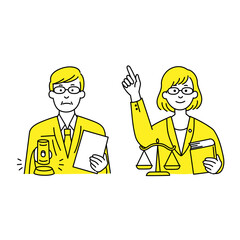 裁判官と弁護士