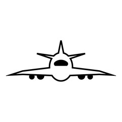 Plane icon design template vector isolated illustration