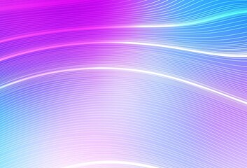 Obraz premium Light Pink, Blue vector glossy abstract backdrop.