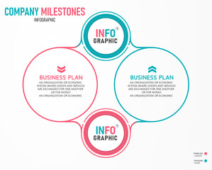 diagram Used in education and vector design illustration By Step 4 Steps