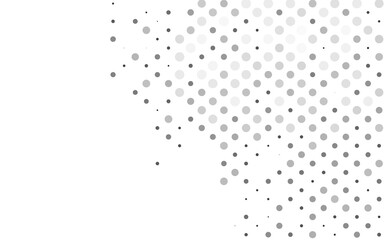 Light Silver, Gray vector backdrop with dots.