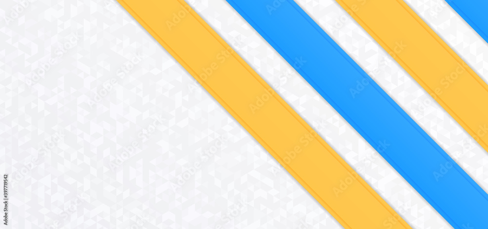Wall mural abstract line square overlape pattern background pastel color design.