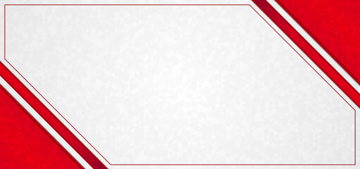 Abstract background triangle pattern red frame overlap.