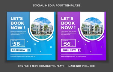 Creative social Media business Post banner Promotion editable Template