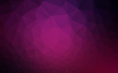 Dark Pink vector low poly texture.
