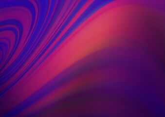 Dark Purple vector blurred bright pattern.