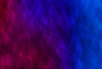 Obraz premium Dark Blue, Red vector pattern in square style.