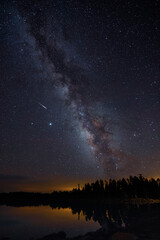 Fototapeta na wymiar starry night sky Arizona