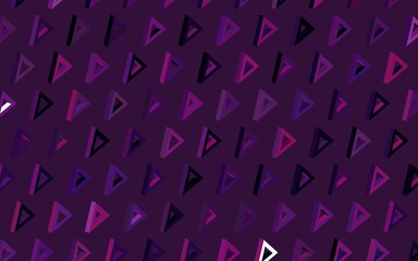 Dark Purple, Pink vector pattern with polygonal style.