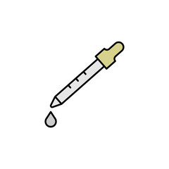 Fototapeta premium dropper line icon. Signs and symbols can be used for web, logo, mobile app, UI, UX