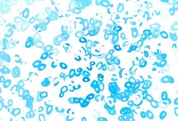 Light Green, Red vector texture with disks.