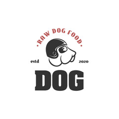 dog logo driver vector illustration