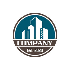 Fototapeta premium Building Vector , Real Estate Logo