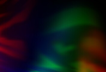 Dark Multicolor, Rainbow vector colorful blur backdrop.
