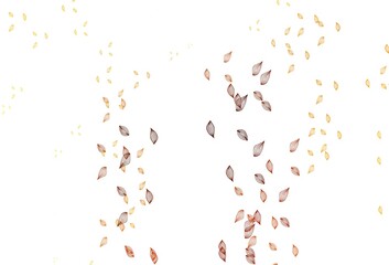 Light Yellow, Orange vector hand painted texture.