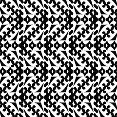 Black and White seamless pattern